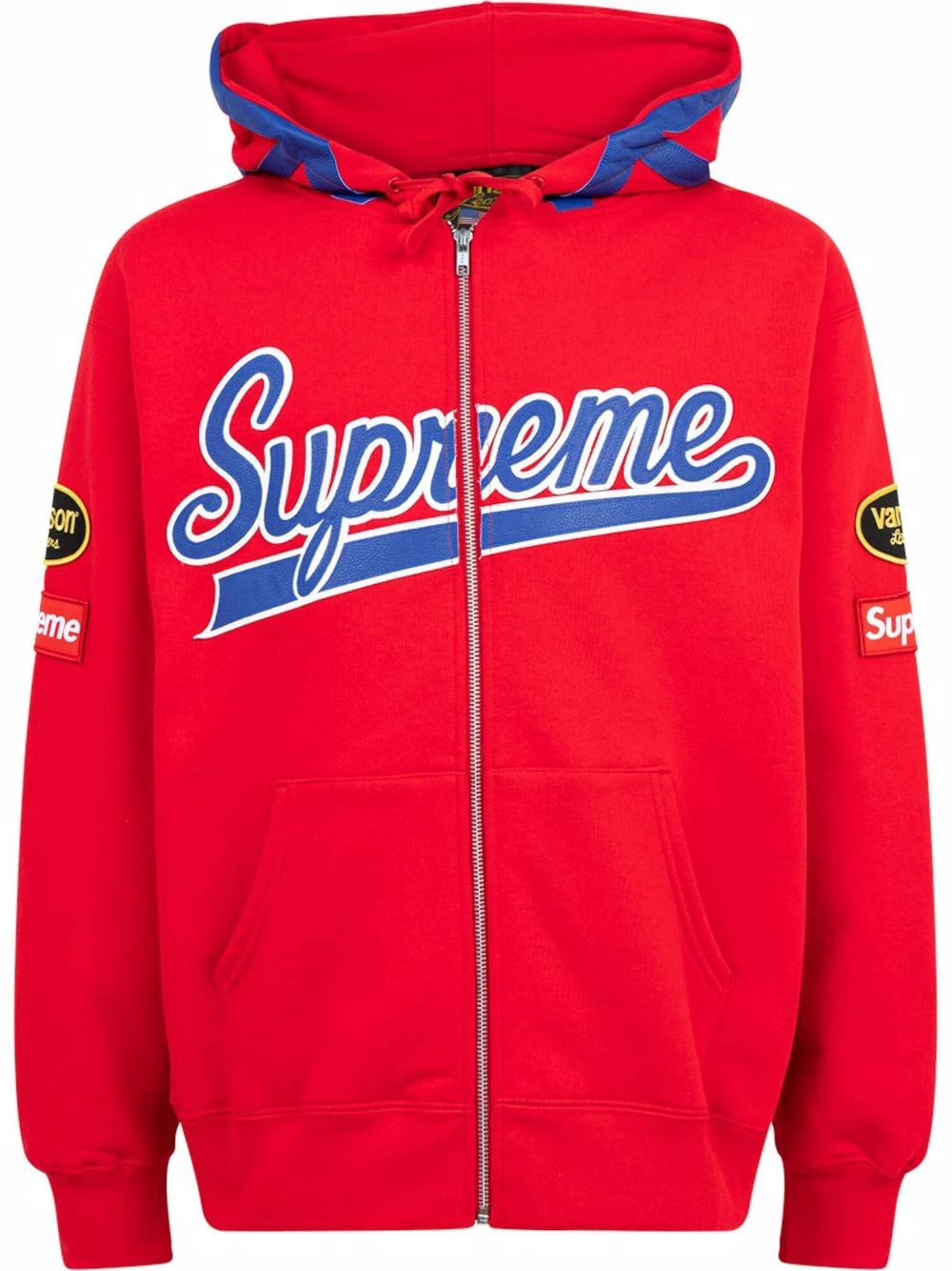 Supreme x Vanson Leathers Spider zip-up hoodie缩略图