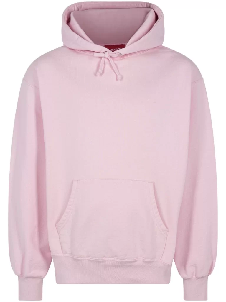 Supreme satin appliqué “FW23 – Light Pink” hoodie插图