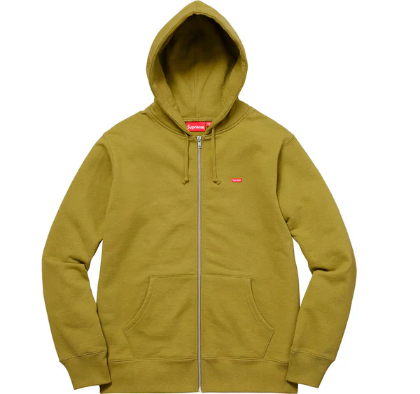 SUPREME SMALL BOX ZIP UP SWEATSHIRT- MOSS GREEN缩略图